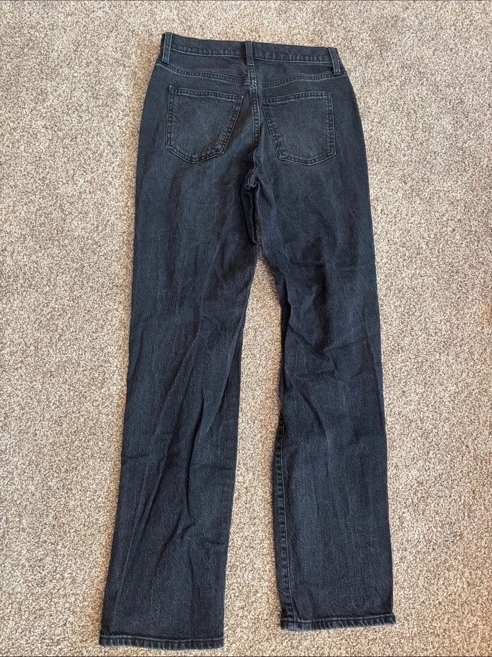 Universal Thread Black High-Rise Straight Jeans